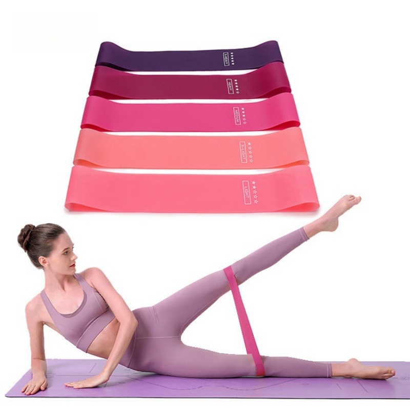 Pilates Yoga Circle - แถบยางยืดโยคะ แถบยางยืดออกกำลังกายสำหรับผู้หญิง แถบยางยืดออกกำลังกายแบบสควอท แถบยางยืดออกกำลังกายพิลาทิส แถบยางยืดออกกำลังกายแบบยืด ขาเรียว