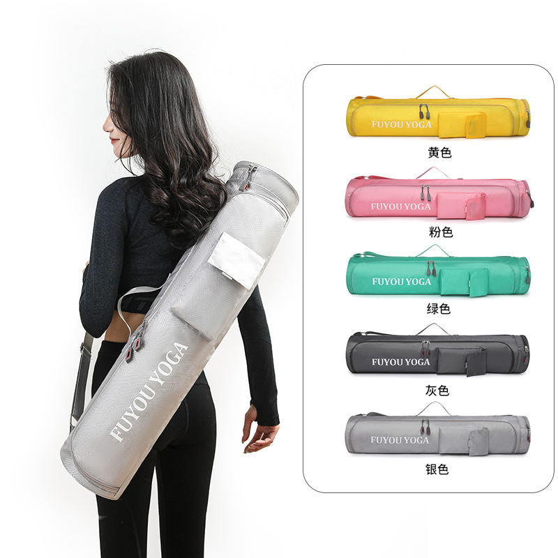 Pilates Yoga Outfit - กระเป๋าใส่เสื่อโยคะความจุขนาดใหญ่ น้ำหนักเบา กันน้ำ กระเป๋าสะพายข้างสำหรับออกกำลังกาย แฟชั่น กระเป๋าหลายช่อง