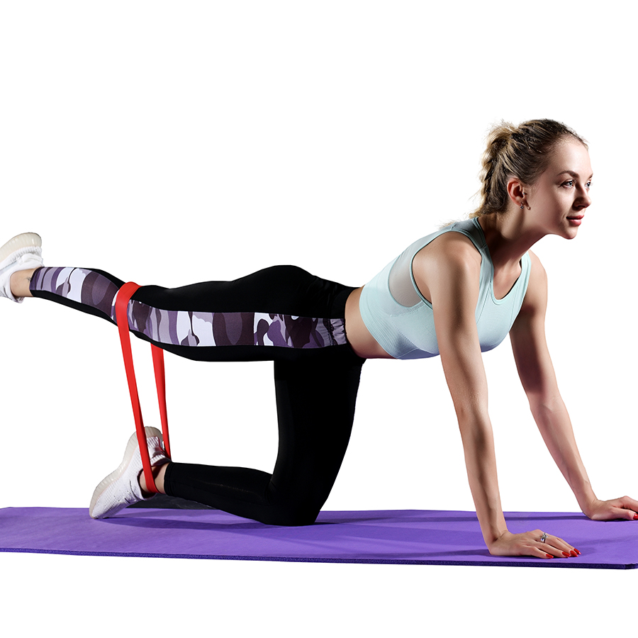 ยางยืดออกกำลังกายแบบวง ยางยืดต - Pilates Yoga Home Workout บทวิจารณ์และราคา