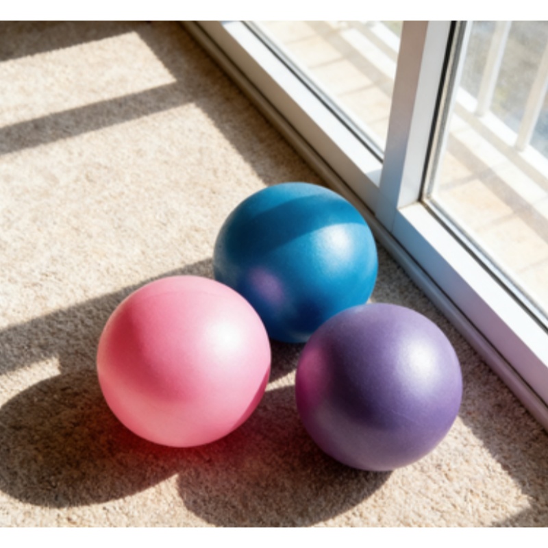ลูกบอลโยคะแบบหนา 1 ลูก ป้องกัน - Pilates Yoga Home Workout บทวิจารณ์และราคา