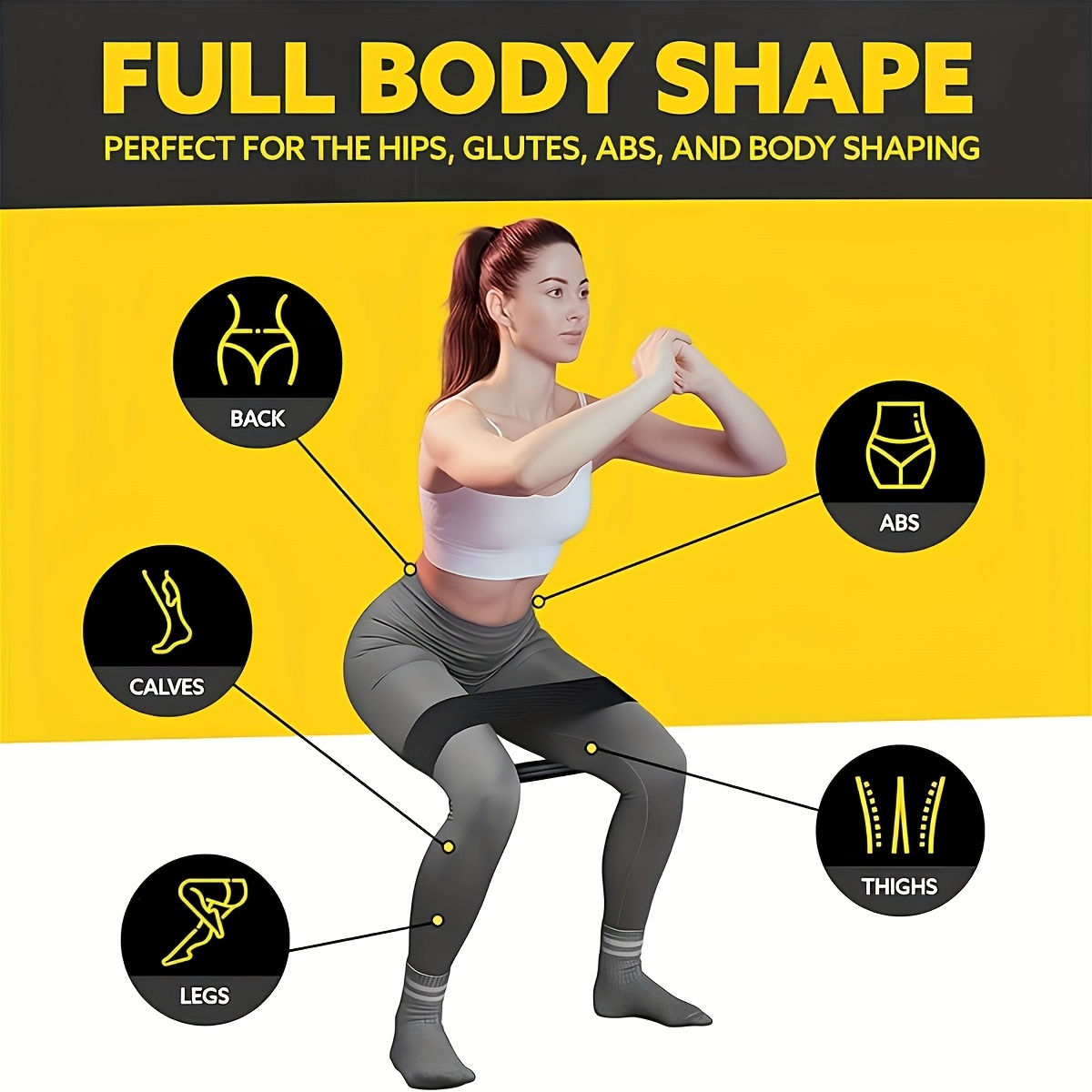 ชุดยางยืดออกกำลังกาย 3 ชิ้น, ย - Pilates Yoga Home Workout บทวิจารณ์และราคา