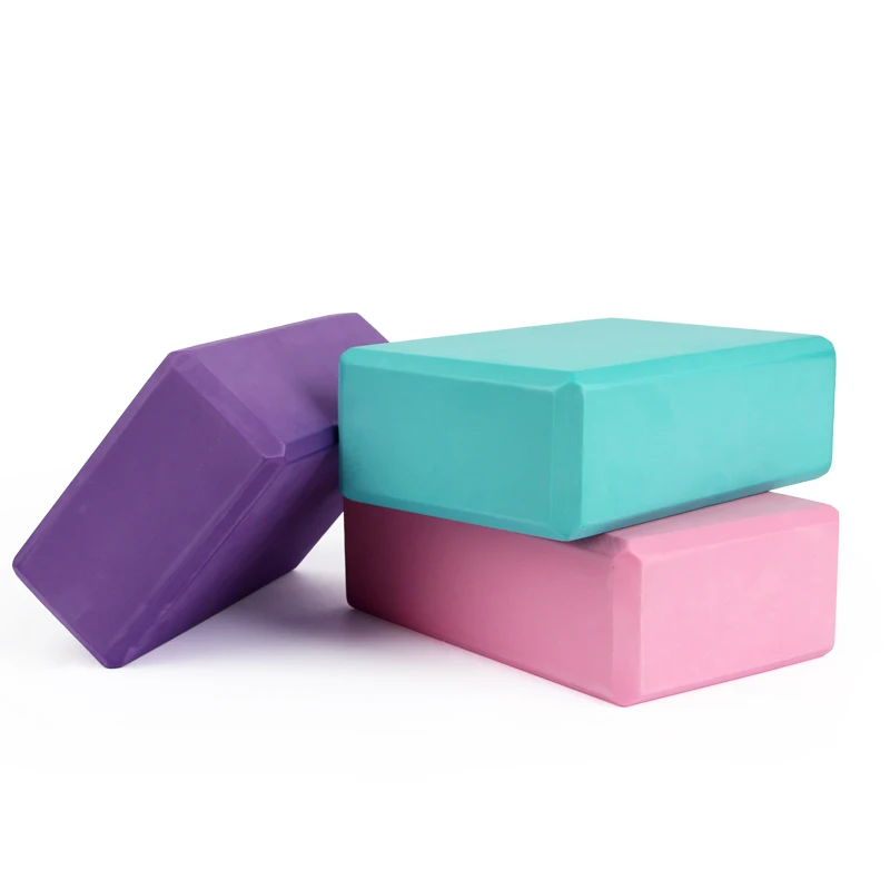 EVA โฟมโยคะบล็อก Props อิฐยิมพ - Pilates Yoga Home Workout บทวิจารณ์และราคา