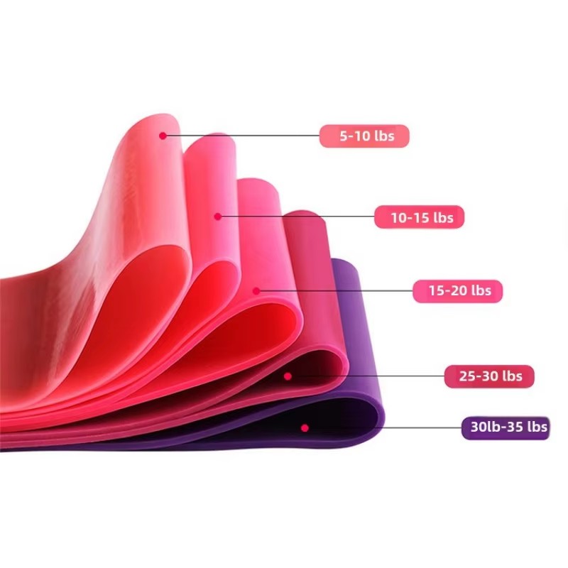 แถบยางยืดโยคะ แถบยางยืดออกกำลั - Pilates Yoga Circle บทวิจารณ์และราคา