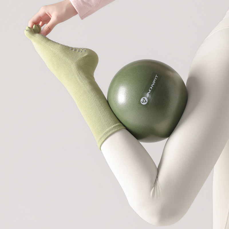 ถุงเท้าโยคะผู้หญิง 1 คู่ สีลูก - Youtube Yoga Pilates บทวิจารณ์และราคา