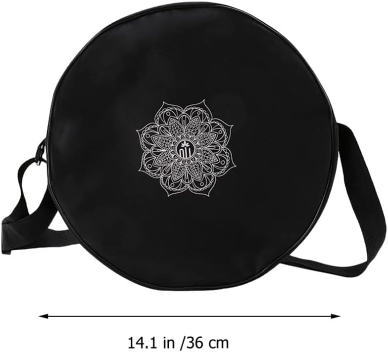 กระเป๋าล้อโยคะไนลอนสีดําดอกไม้ - Pilates Yoga Circle บทวิจารณ์และราคา