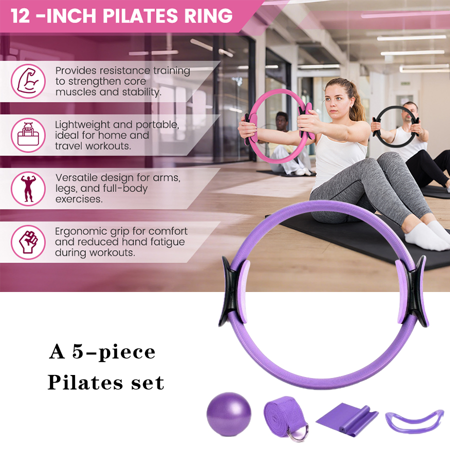 ชุดอุปกรณ์ออกกำลังกายที่บ้าน 5 - Pilates Yoga Home Workout บทวิจารณ์และราคา