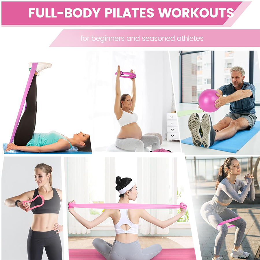 ชุดอุปกรณ์ออกกำลังกายที่บ้าน 5 - Pilates Yoga Home Workout บทวิจารณ์และราคา
