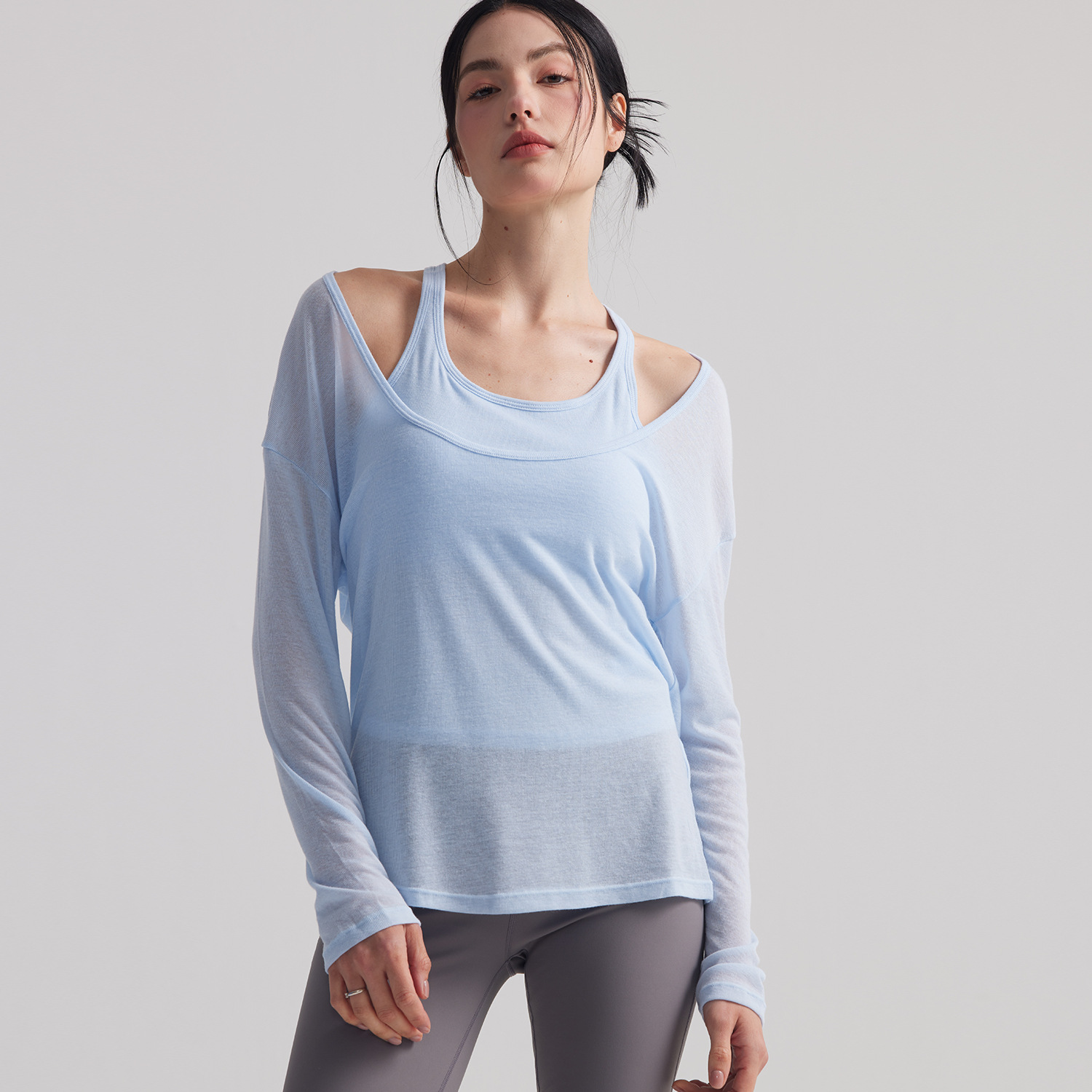 เสื้อคลุมโยคะแขนยาวสำหรับผู้หญ - Pilates Yoga Outfit บทวิจารณ์และราคา
