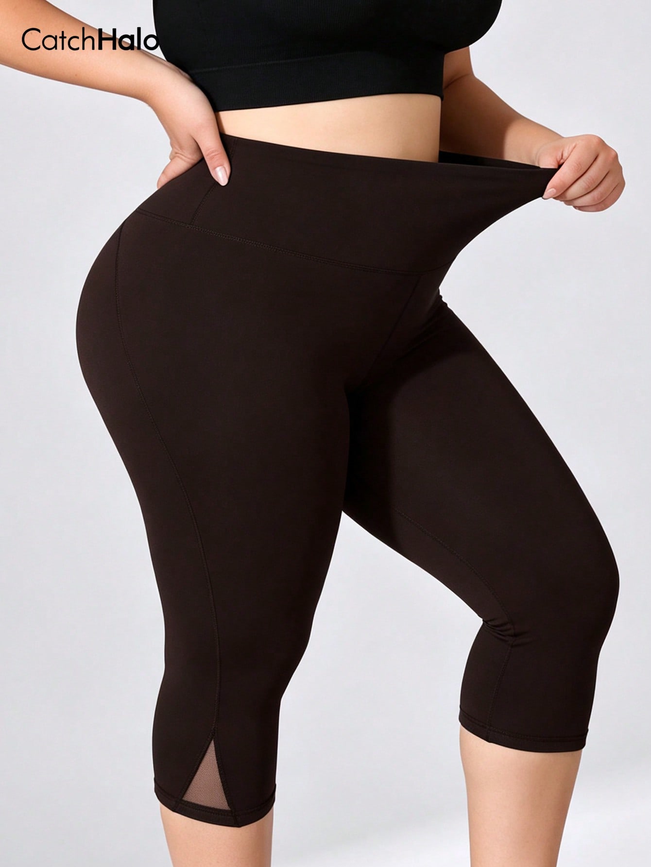 เลกกิ้งออกกำลังกายไซส์ใหญ่สำหร - Pilates Yoga Outfit บทวิจารณ์และราคา