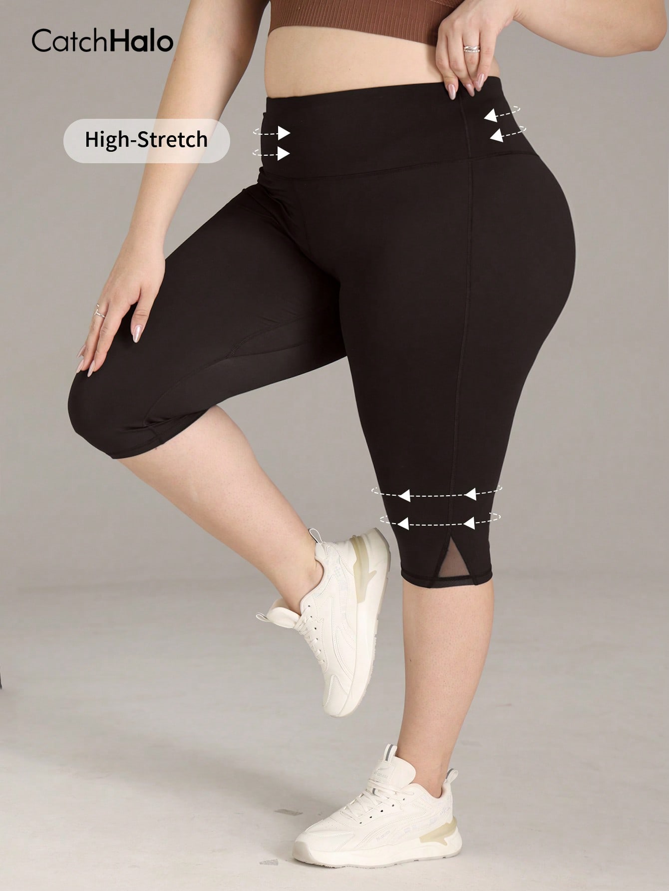 เลกกิ้งออกกำลังกายไซส์ใหญ่สำหร - Pilates Yoga Outfit บทวิจารณ์และราคา