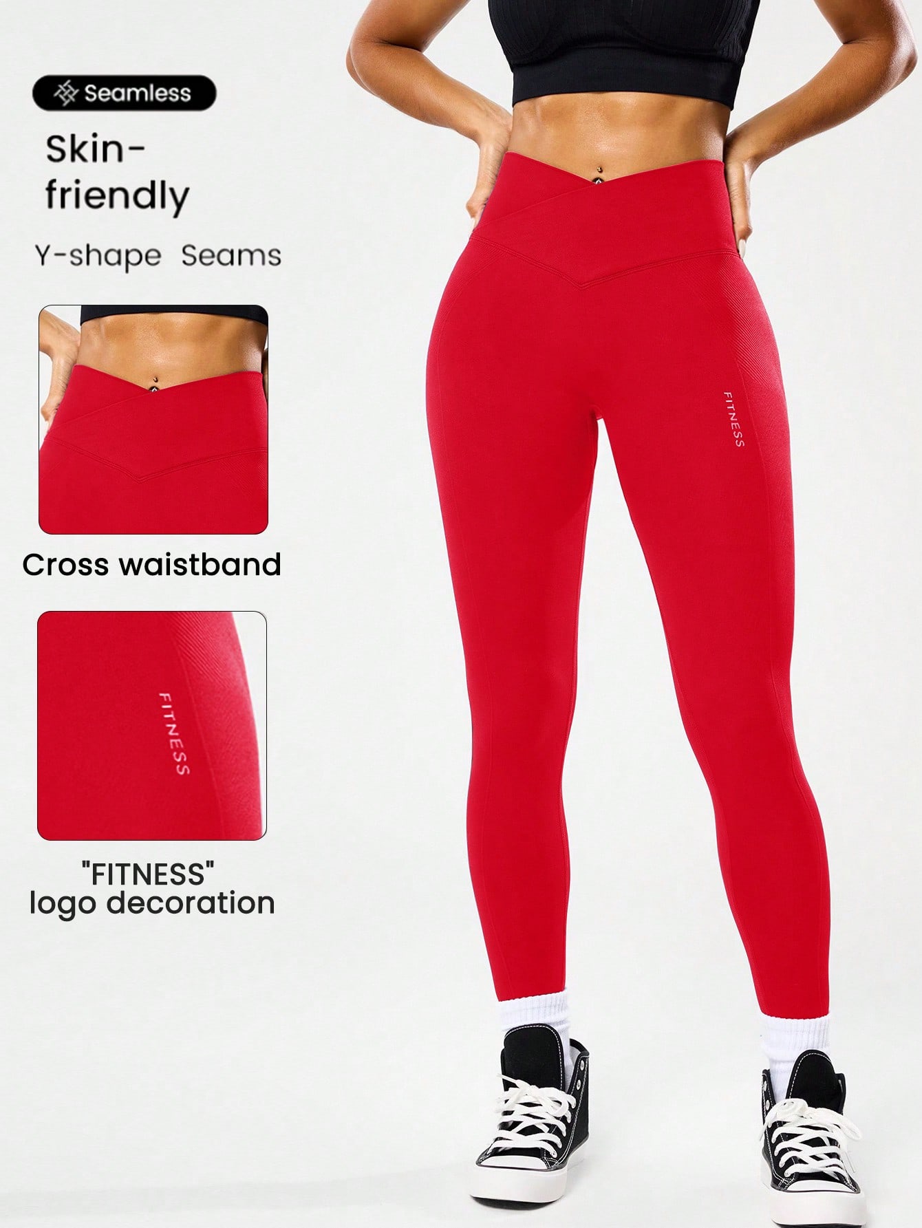กางเกงโยคะเอวสูงไร้ตะเข็บสำหรั - Pilates Yoga Outfit บทวิจารณ์และราคา