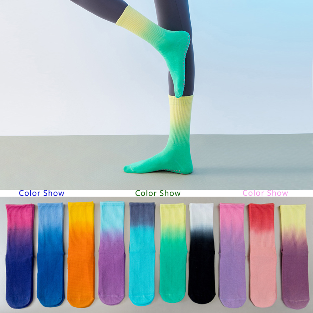 ผู้หญิงที่มีสีสันกีฬาถุงเท้าผ้ - Youtube Yoga Pilates บทวิจารณ์และราคา